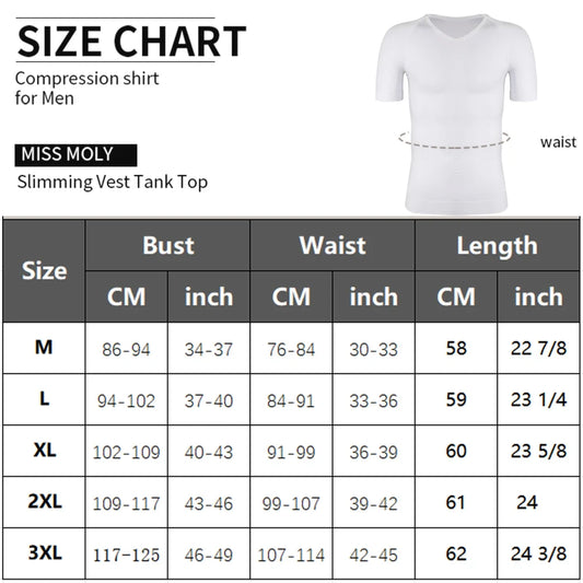 Camisa de Compresión Masculina
