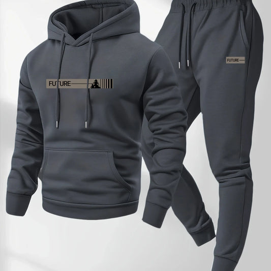 Conjunto Deportivo con Capucha de Felpa